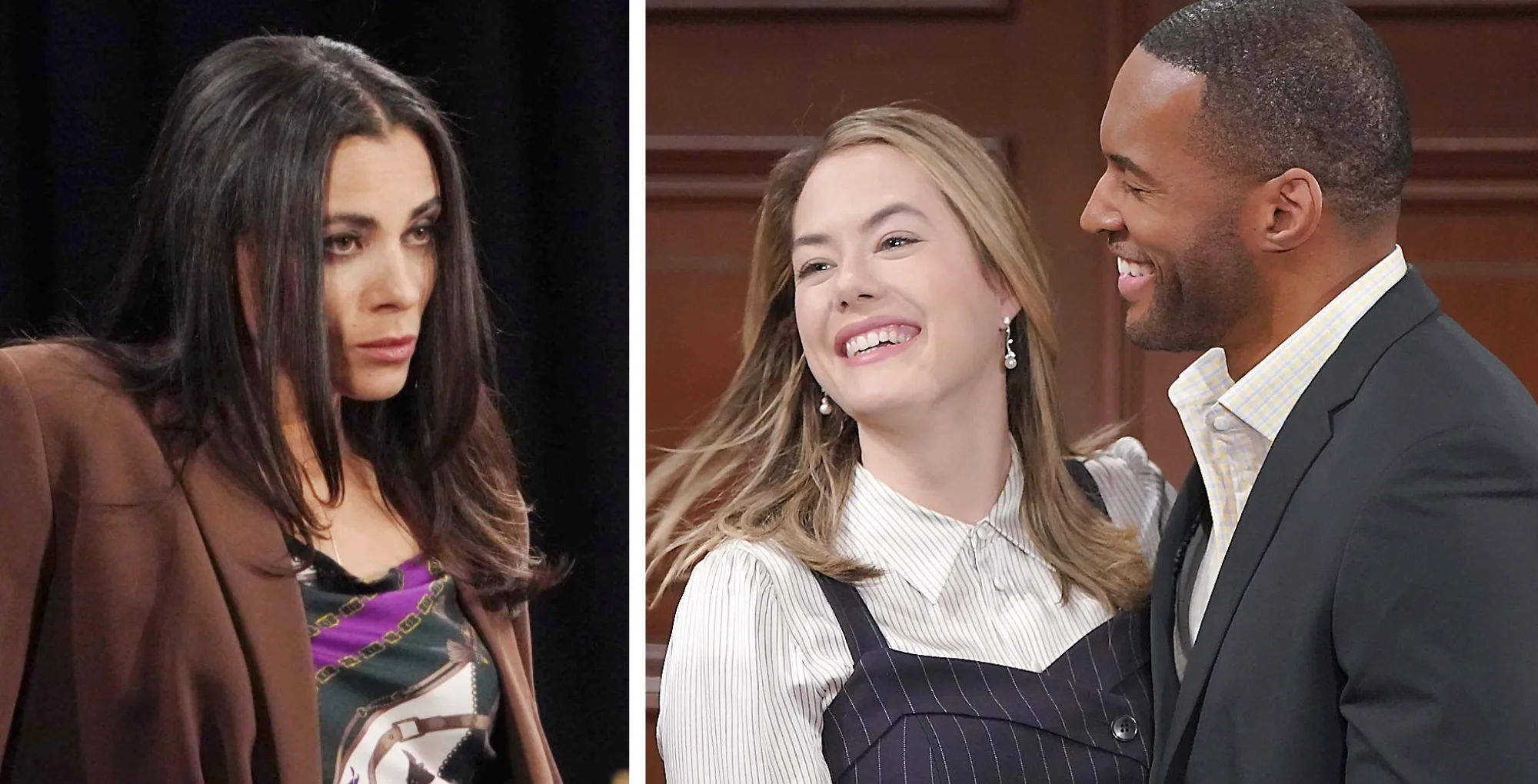 The Bold and the Beautiful Daphne, Hope, and Carter.