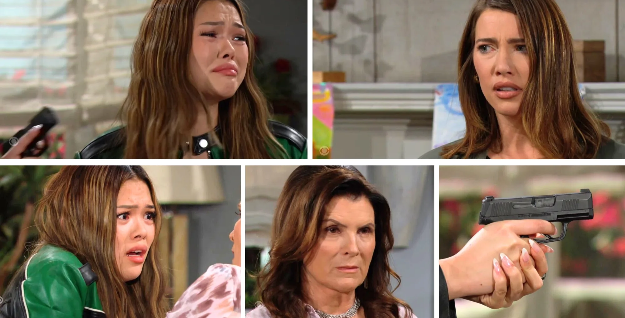 Bold and the Beautiful's Key Moments July 7 Luna, Sheila, and Steffy