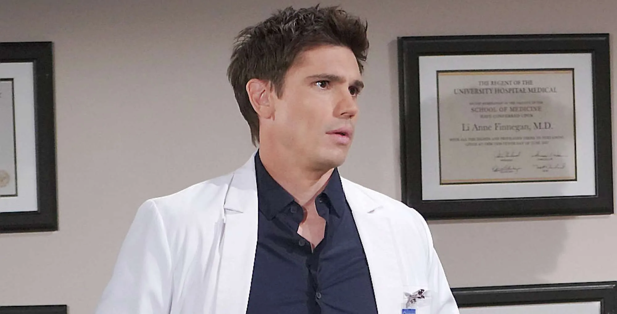 Bold and the Beautiful's Tanner Novlan as Finn.
