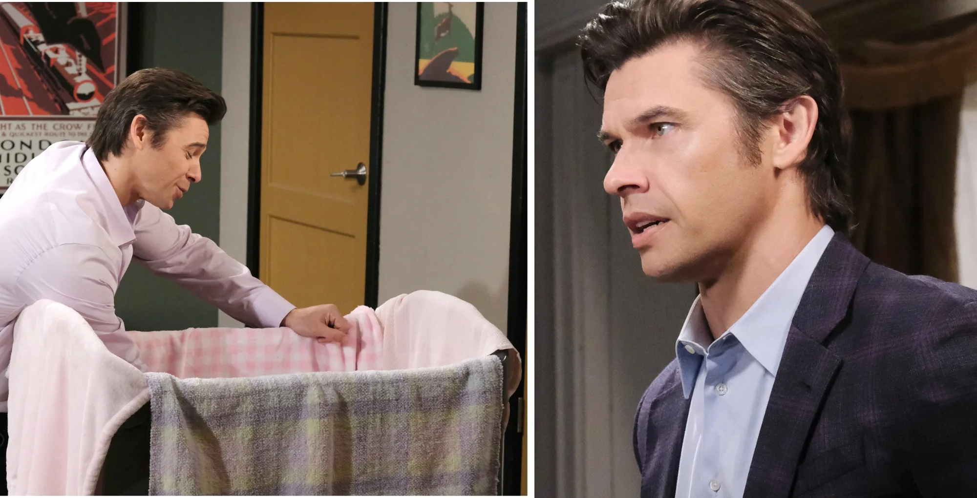 Days of Our Lives' Xander and baby Victoria.