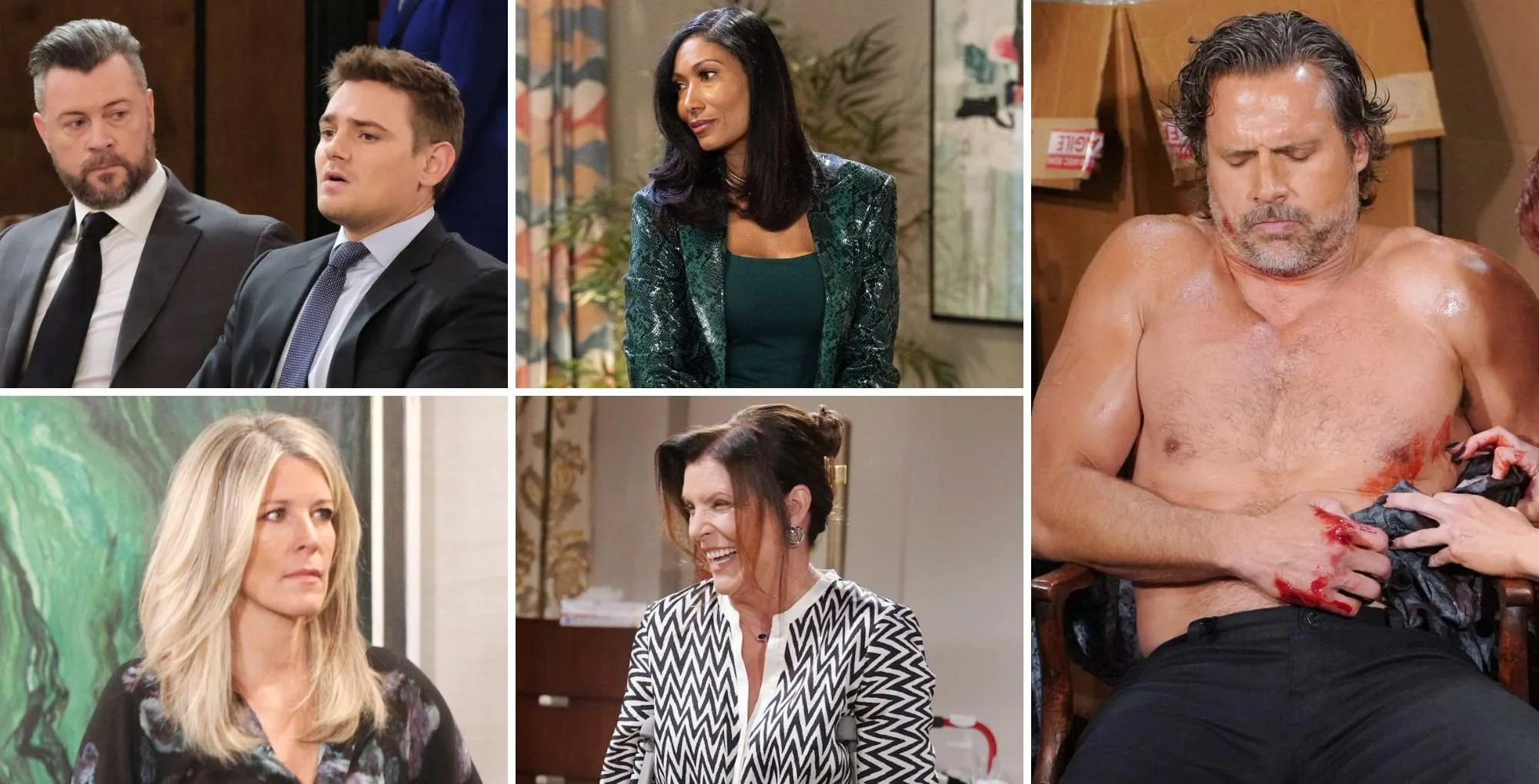 Daytime Drama July 21-25 collage.