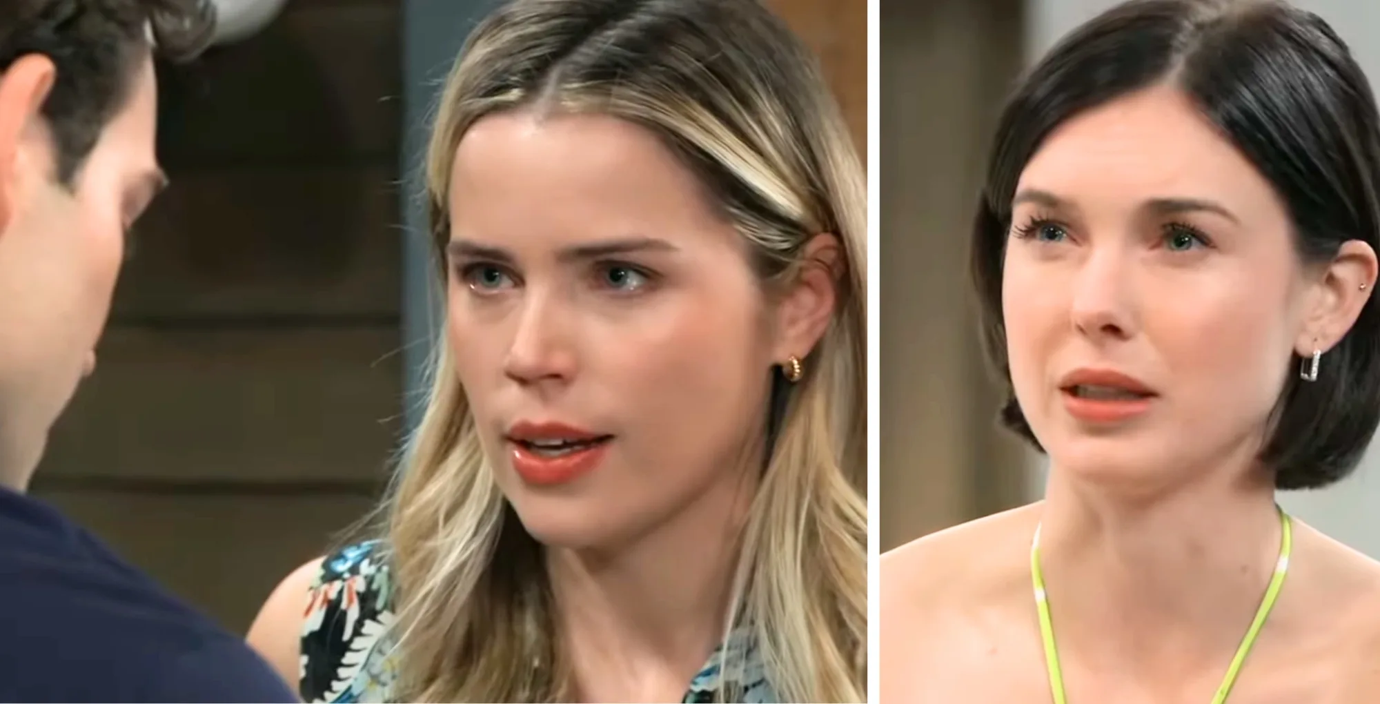Sasha and Willow on July 9, 2025 episode of General Hospital