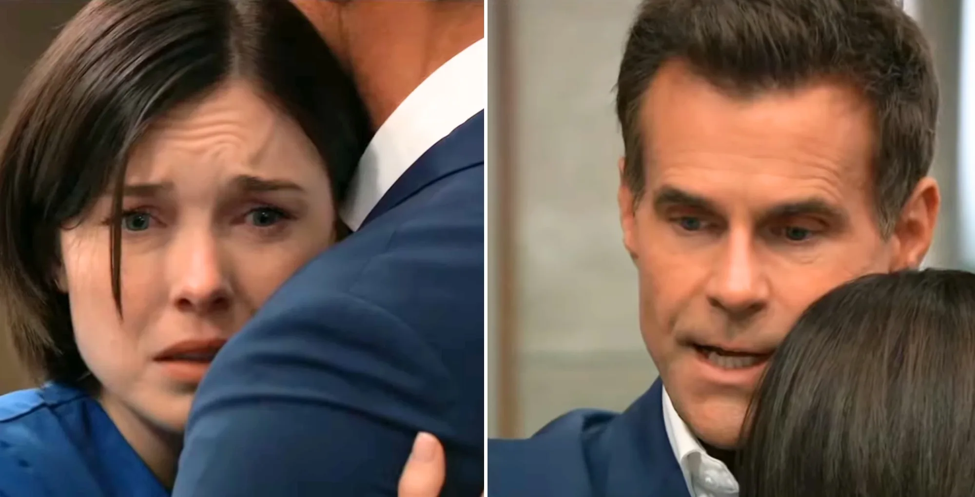 Willow and Drew on the July 15, 2025 episode of General Hospital