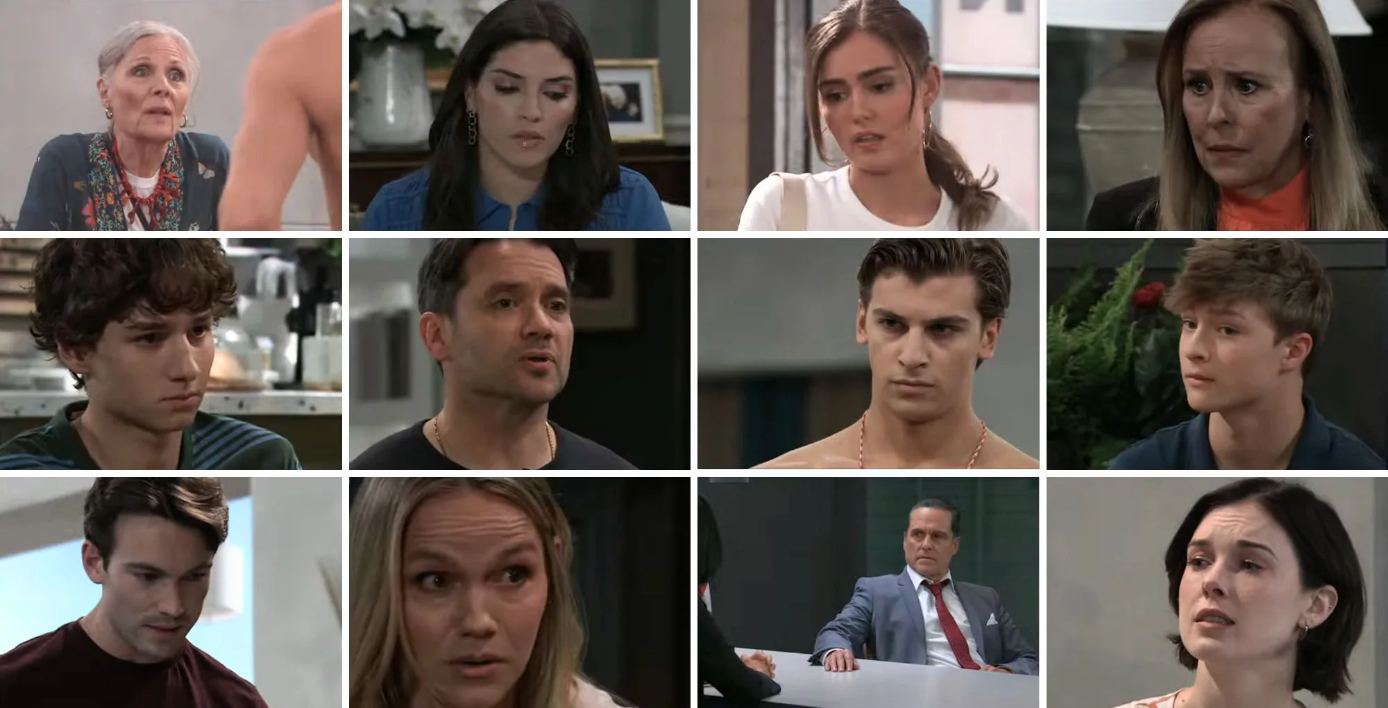 The cast of General Hospital with the Soap Hub logo across the bottom.