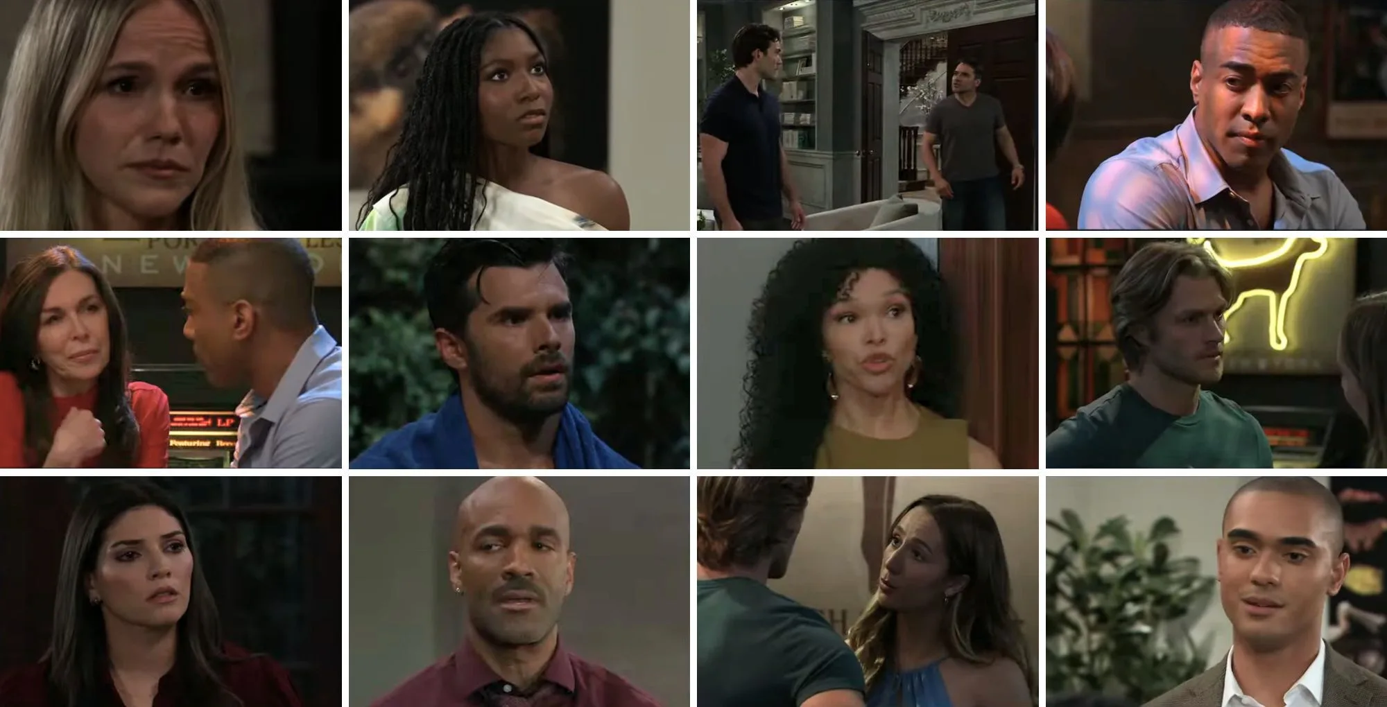 The cast of General Hospital with the Soap Hub logo across the bottom.