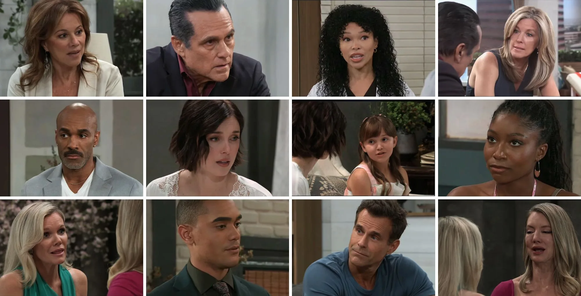The cast of General Hospital with the Soap Hub logo across the bottom.