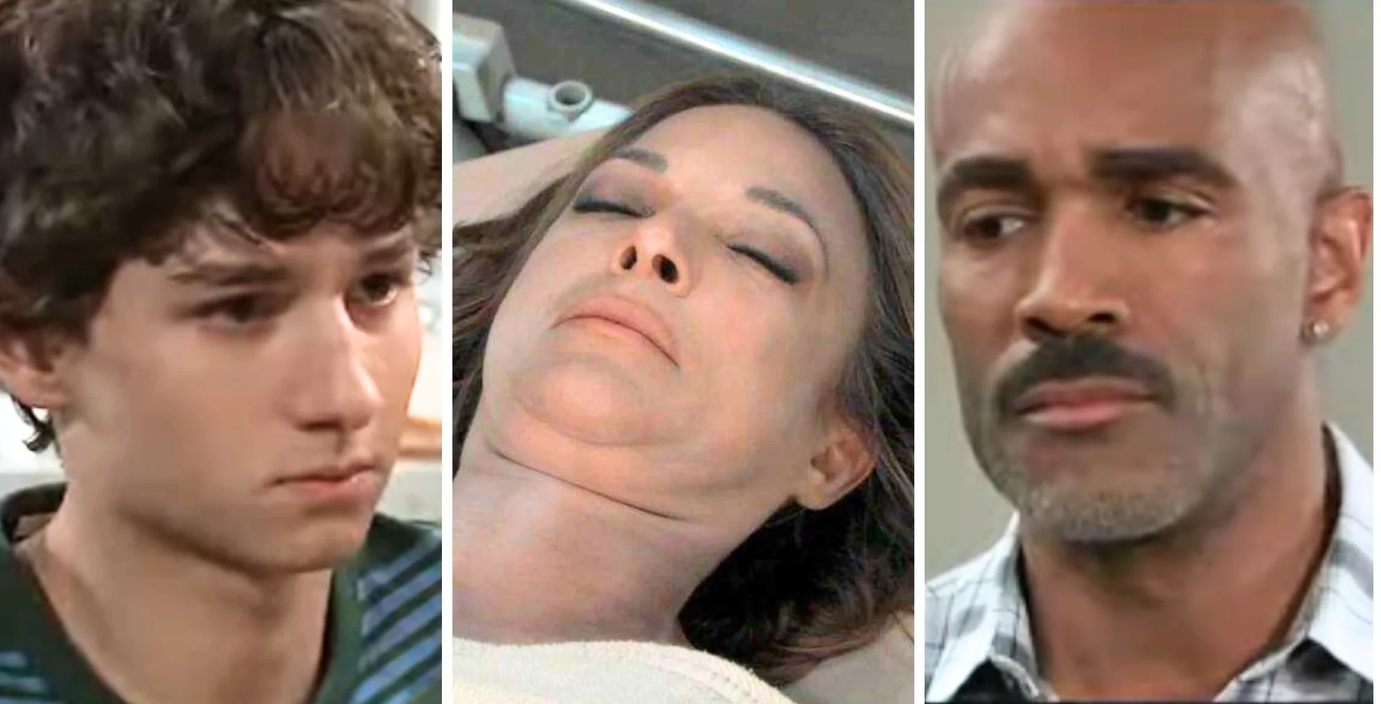 Rocco, Natalia, and Curtis on General Hospital