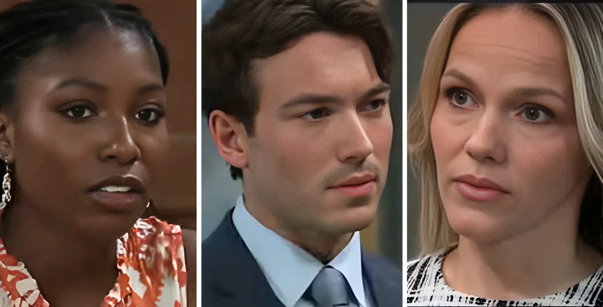 Trina, Michael, and Lulu on General Hospital