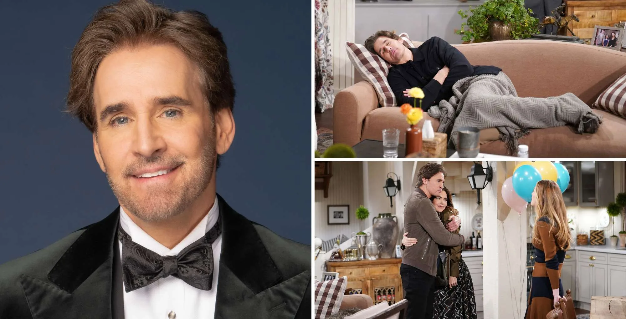 The Young and the Restless alum J. Eddie Peck, Cole, Victoria, and Claire.