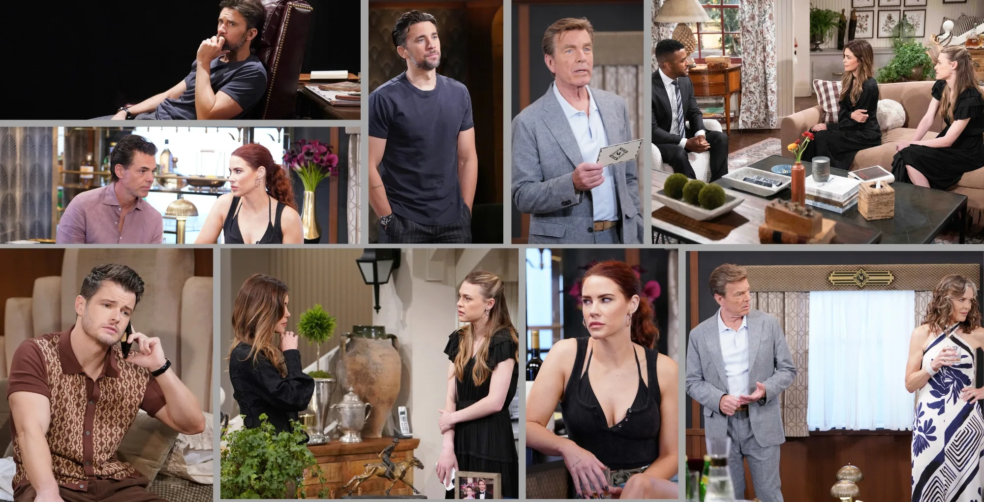 Young and the Restless Spoilers Preview July 29 collage.