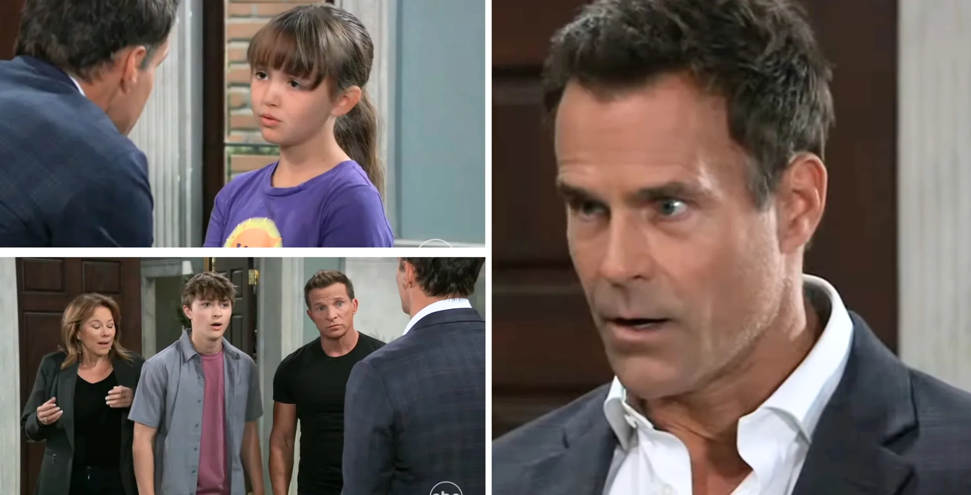 Drew and Scout on the August 12th, 2025 episode of General Hospital