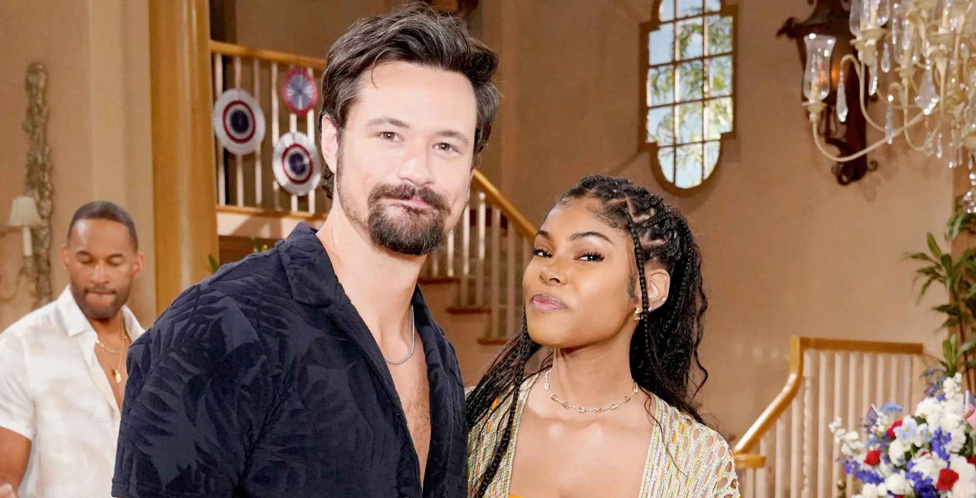 The Bold and the Beautiful couple Thomas and Paris.