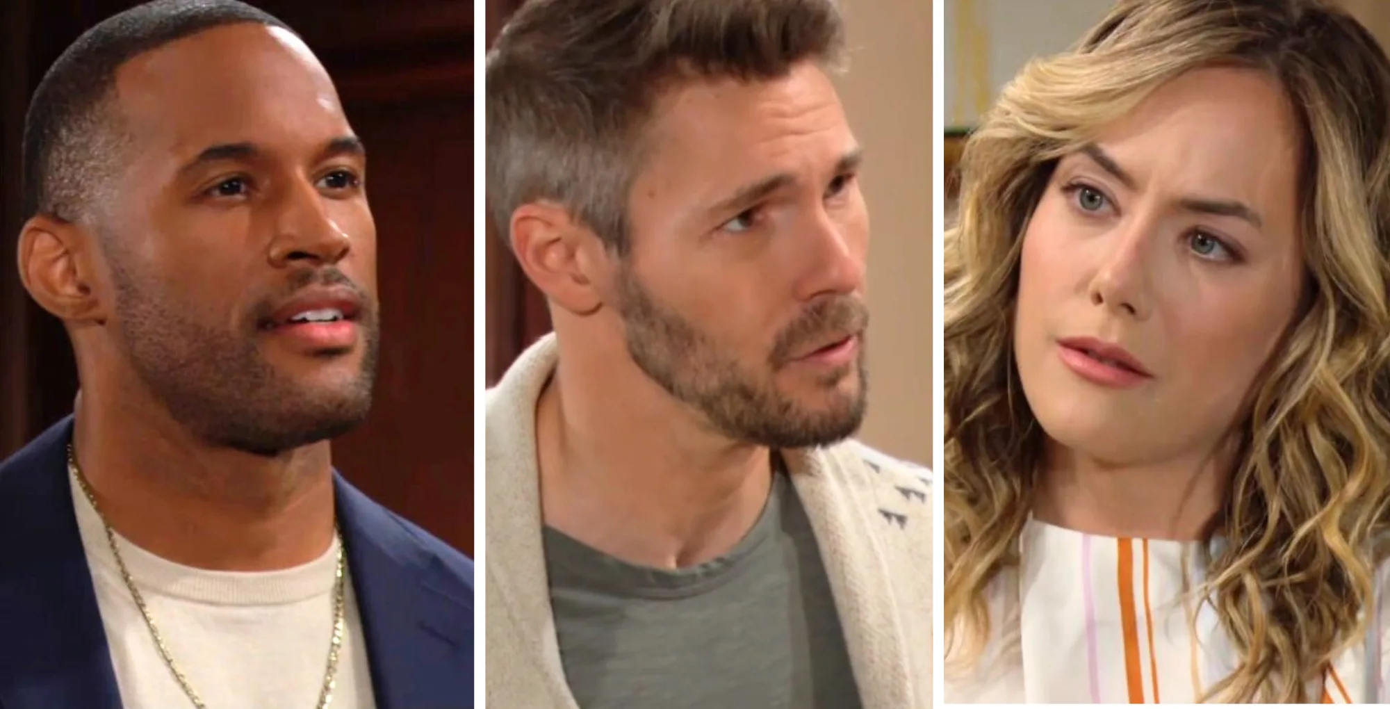 Bold and the Beautiful's Key Moments Carter, Liam, and Hope.