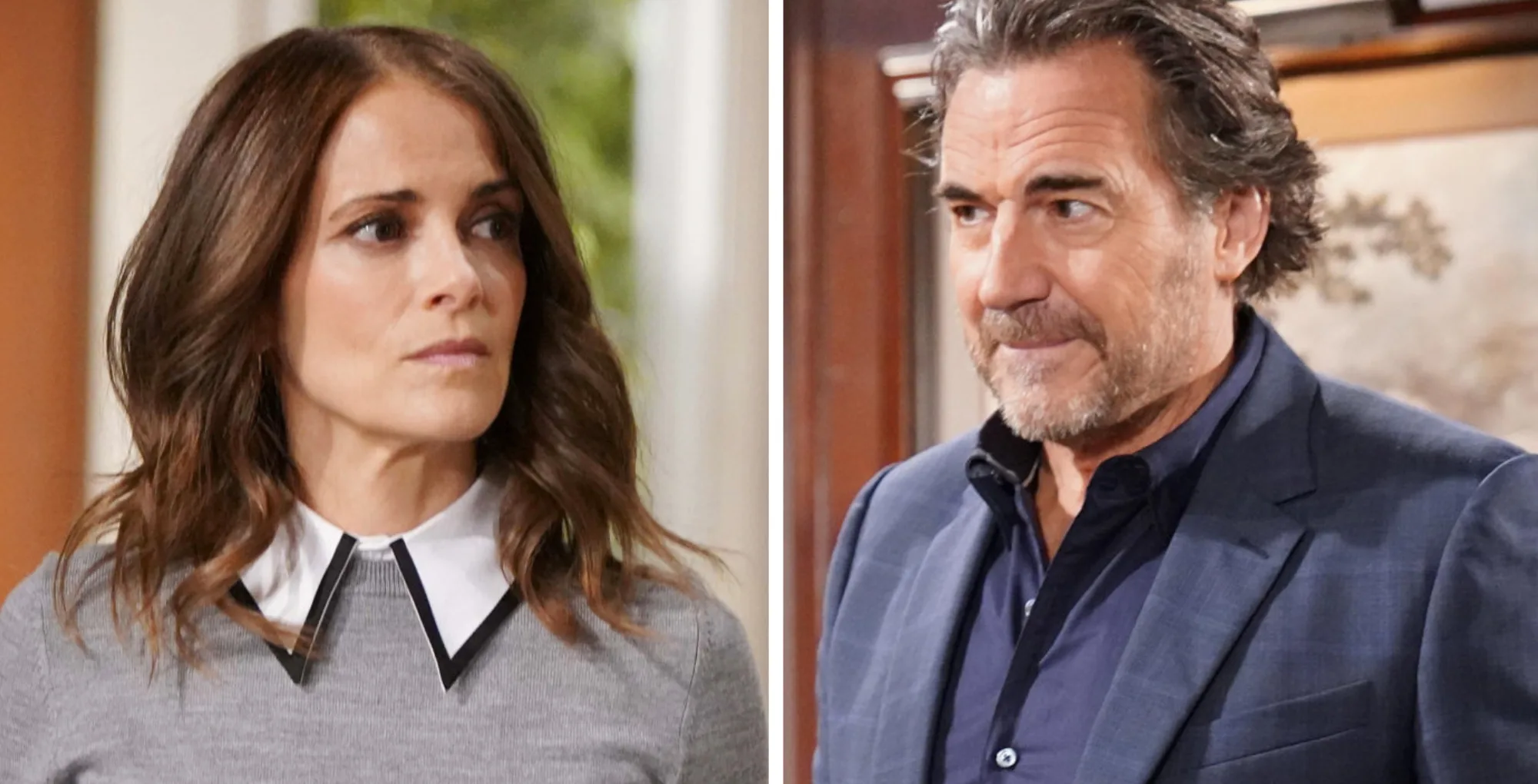Taylor Hayes and Ridge Forrester on Bold and the Beautiful.