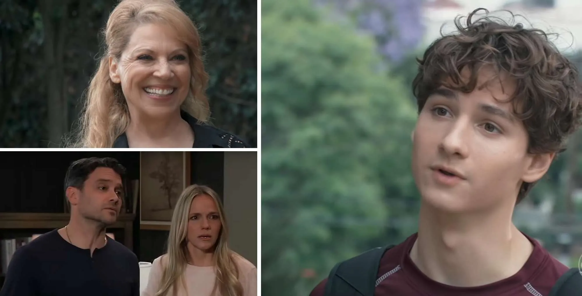 Obrecht, Dante, Lulu and Rocco on the August 6, 2025 episode of General Hospital