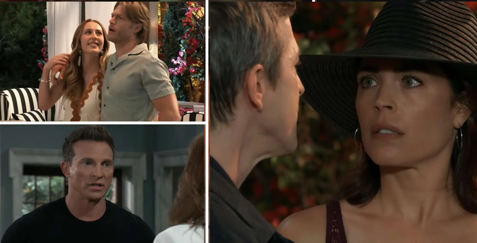 Joss, Vaughn, Jason, and Britt on the August 8, 2025 episode of General Hospital