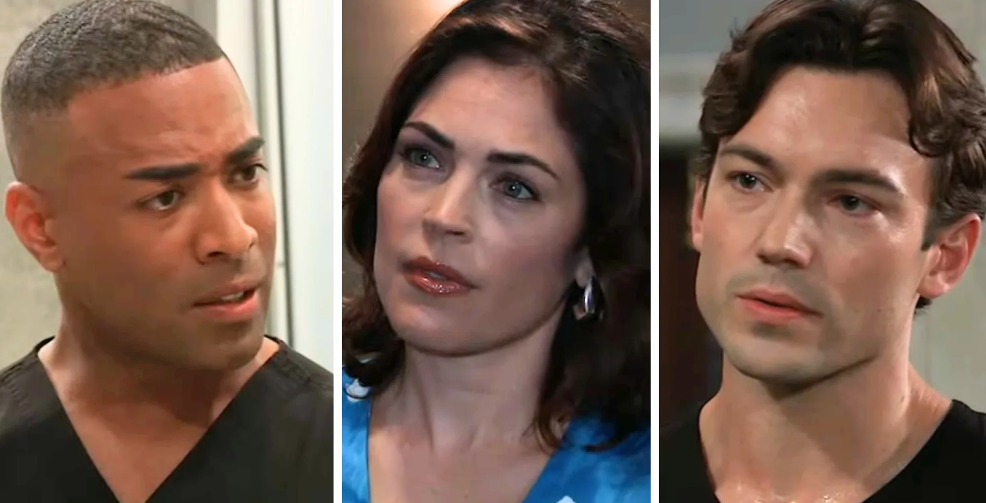 Isaiah, Britt, and Michael on General Hospital