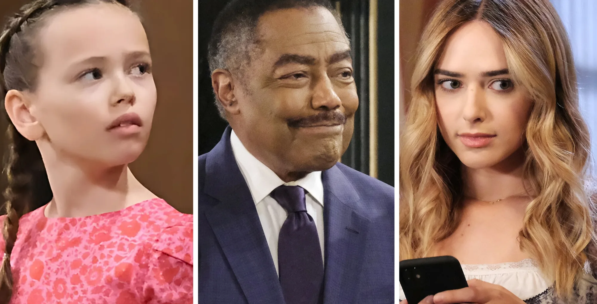 Rachel, Abe, and Holly on Days of our Lives