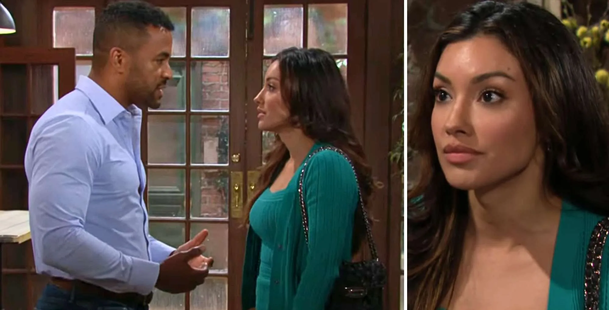 Young and the Restless August 22 Nate and Audra breaking up.
