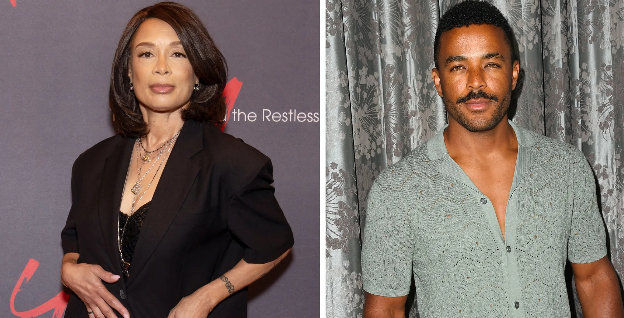 The Young and the Restless stars Valarie Pettiford and Sean Dominic.