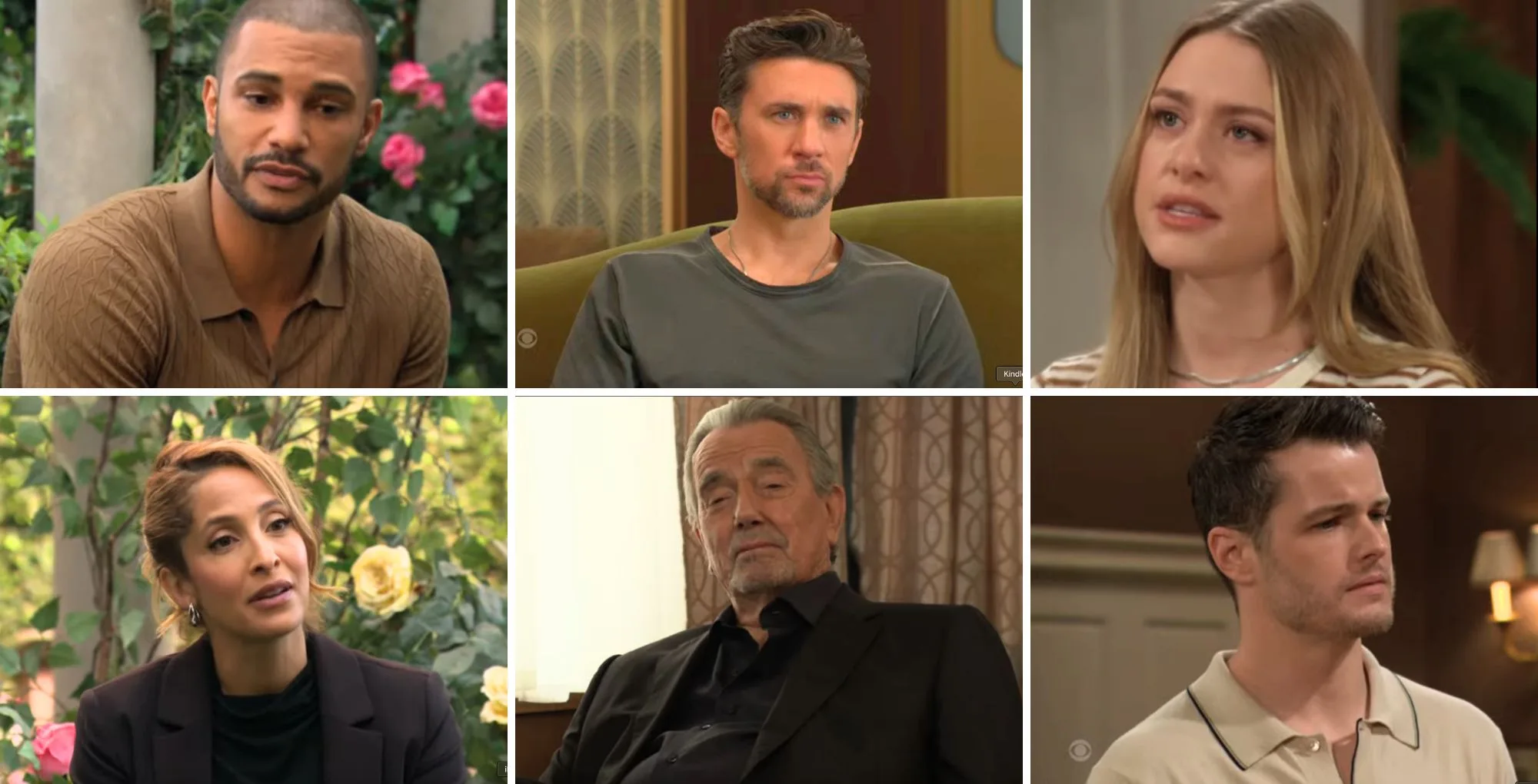 The Young and the Restless characters featured in the August 25-29 video preview include Lily, Holden, Cane, Victor, Kyle, and Claire.