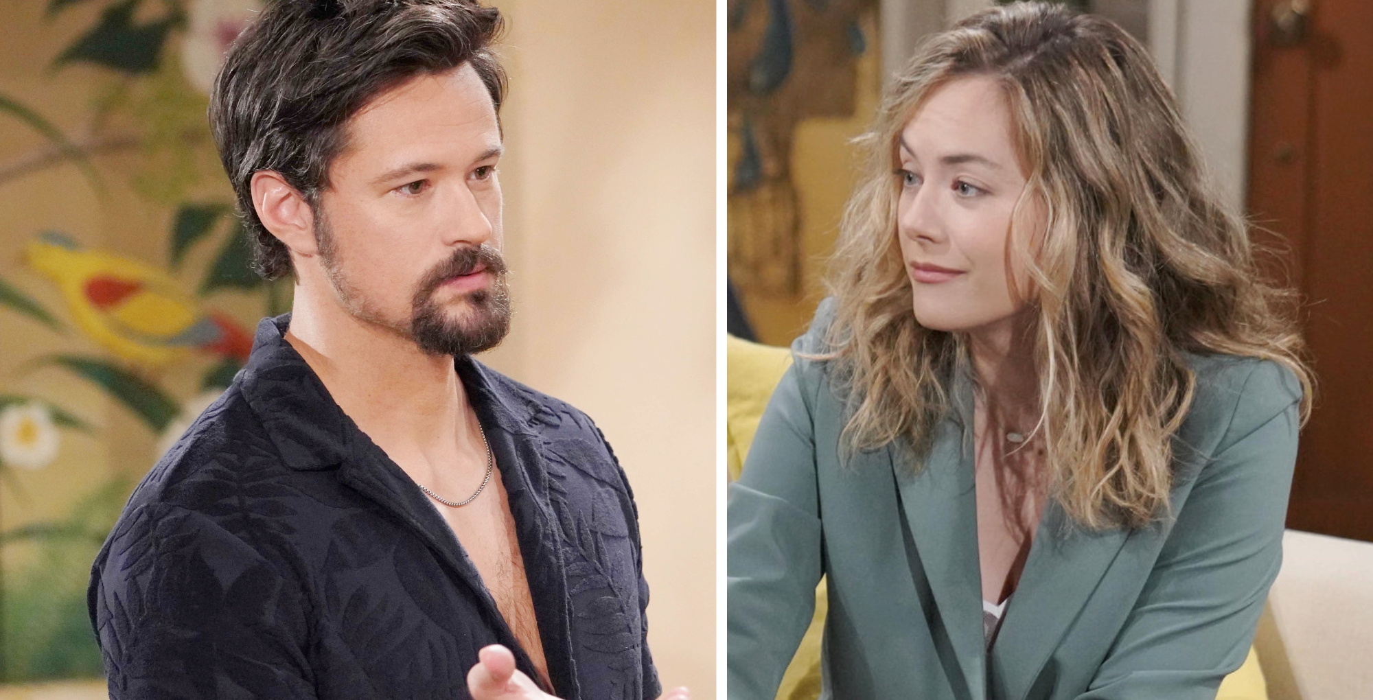 Bold and the Beautiful's Thomas and Hope.