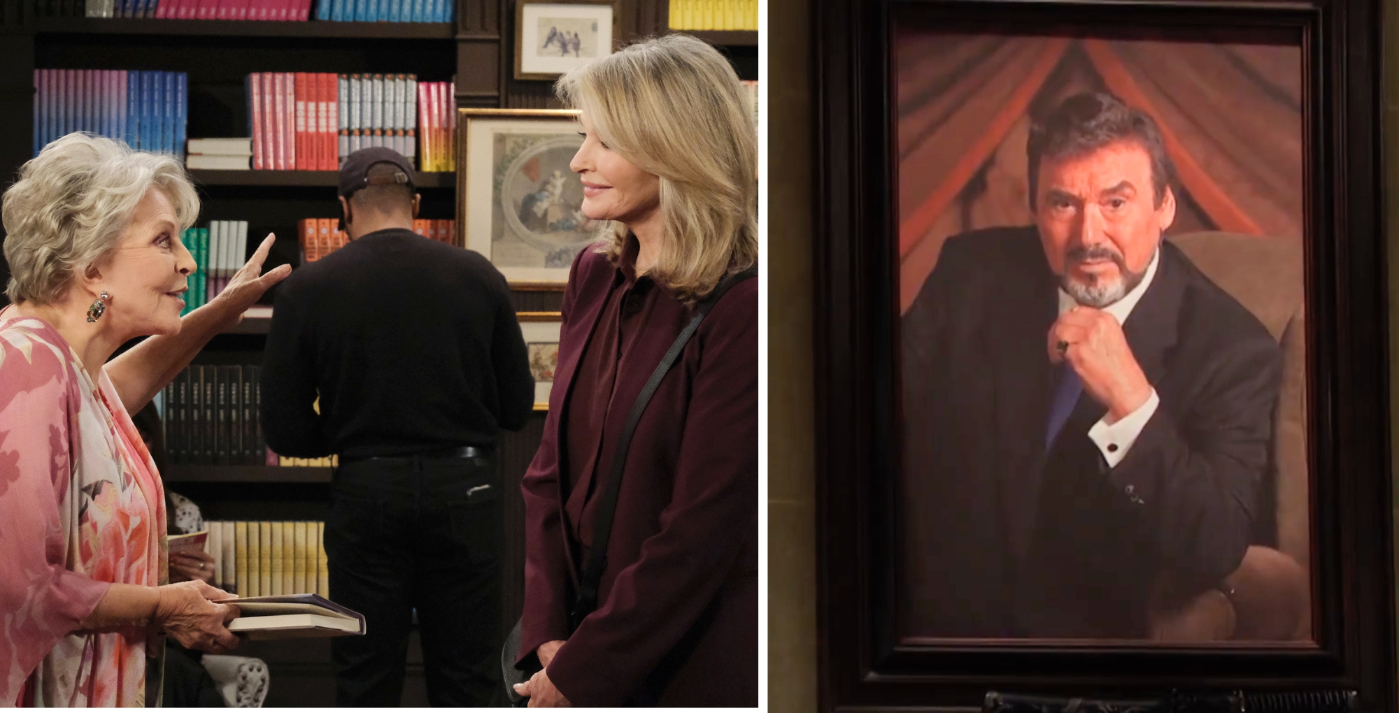 Days of Our Lives' Julie, Marlena, and Stefano.