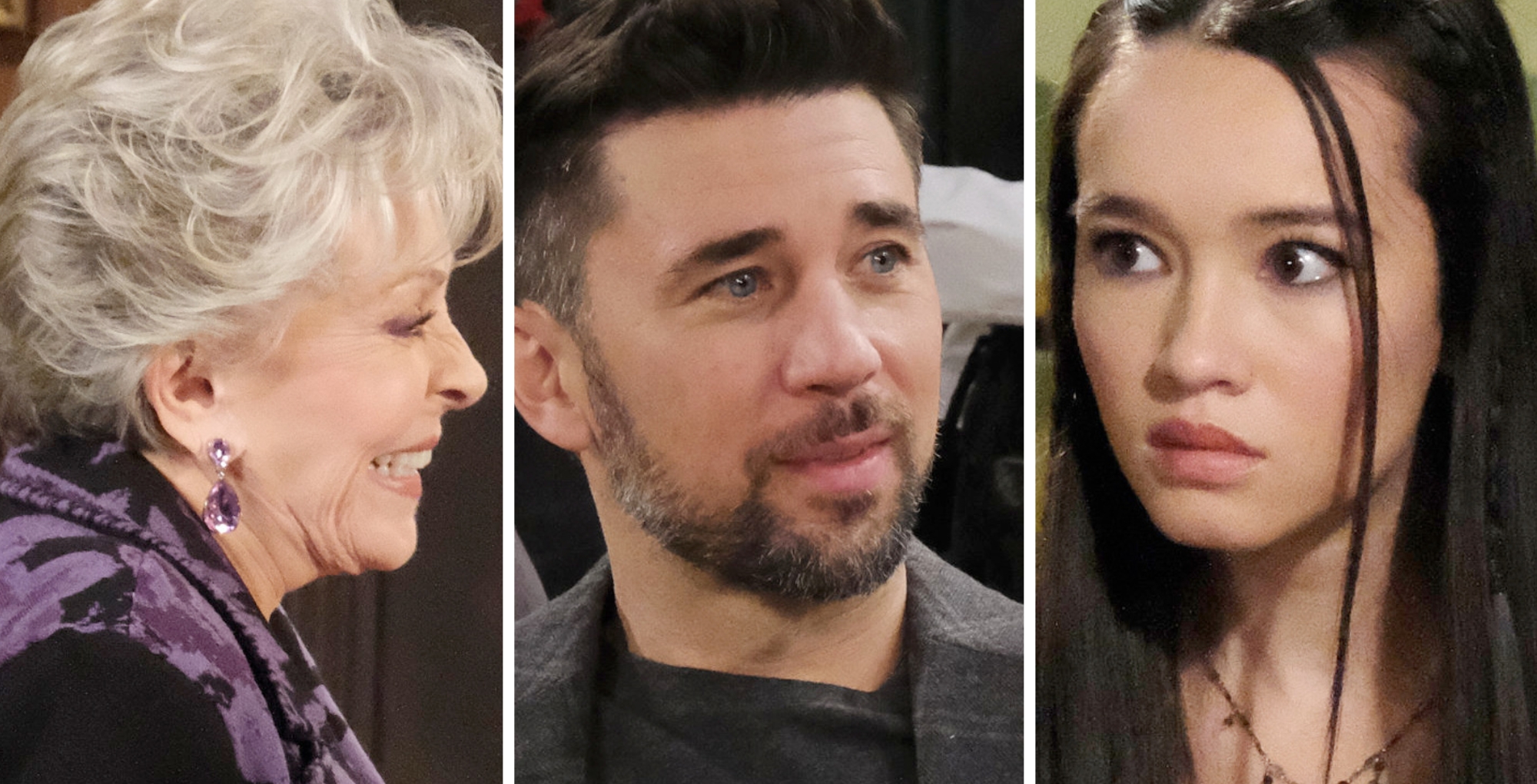 Julie, Chad, and Sophia on Days of our Lives