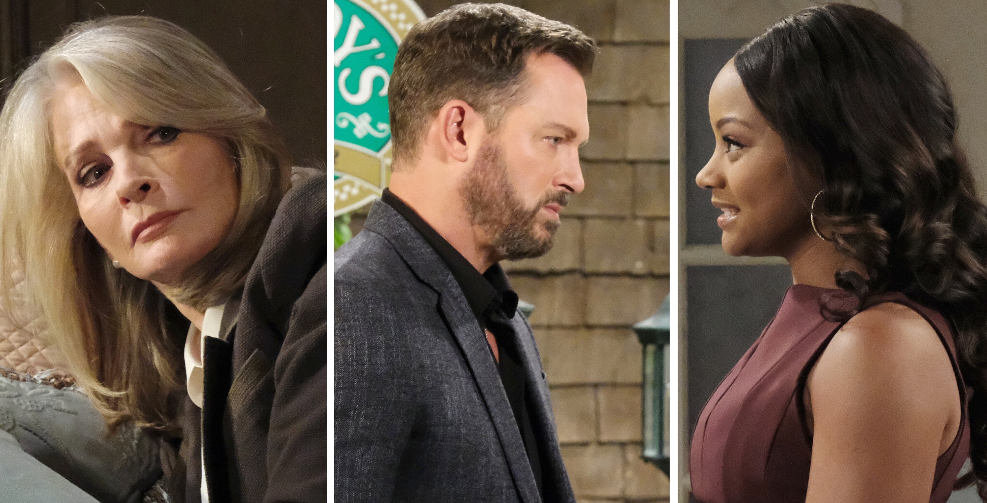 Marlena, Brady, and Chanel on Days of our Lives