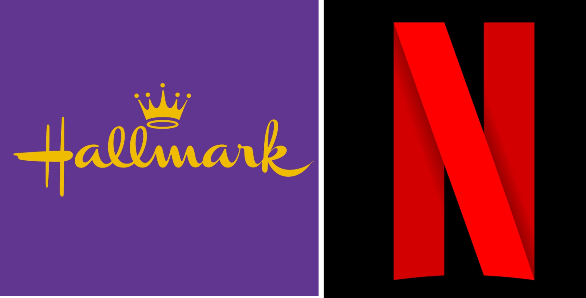 Hallmark and Netflix logos