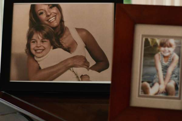 Eva LaRue family photos.