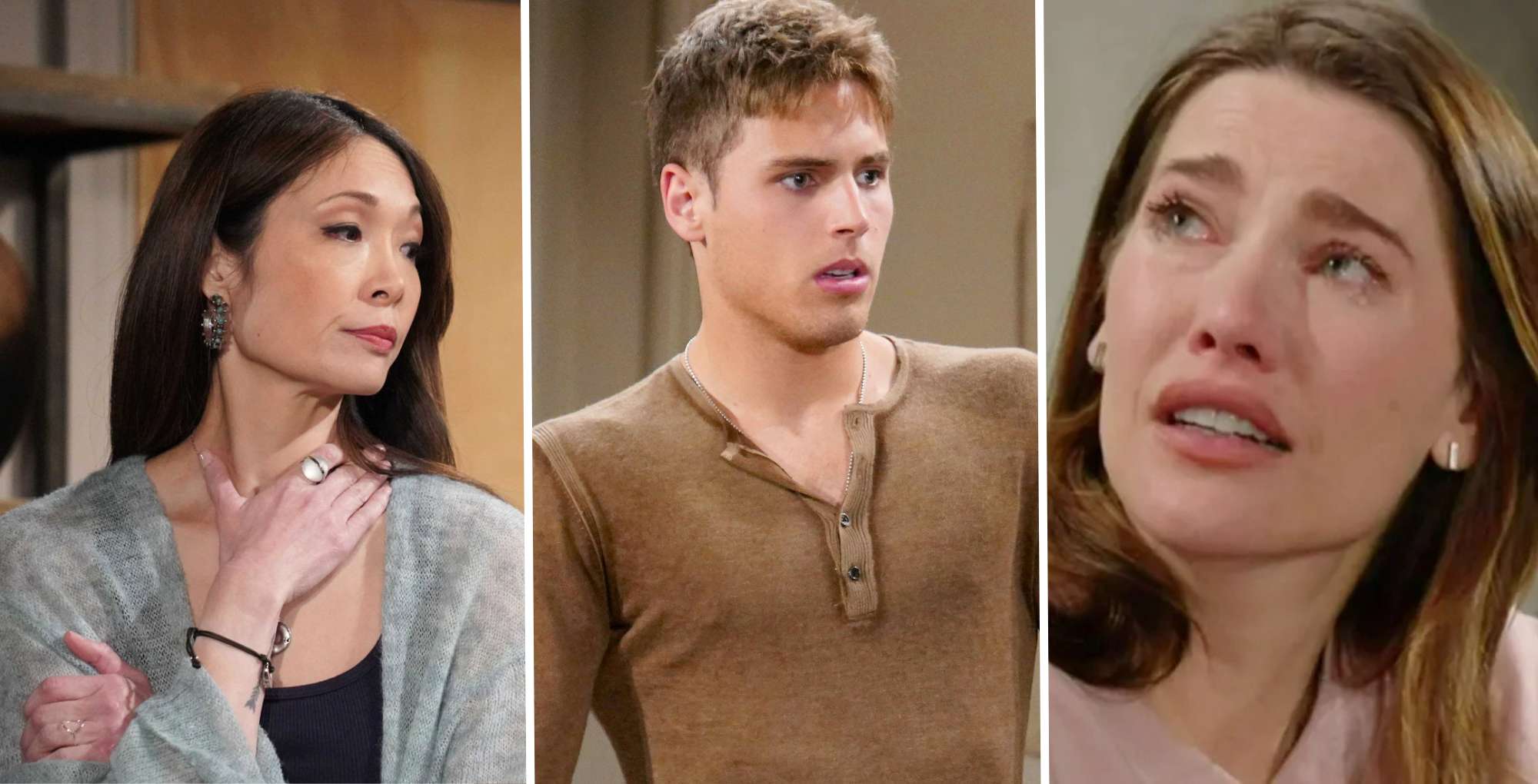 Poppy, Will, and Steffy on Bold and the Beautiful