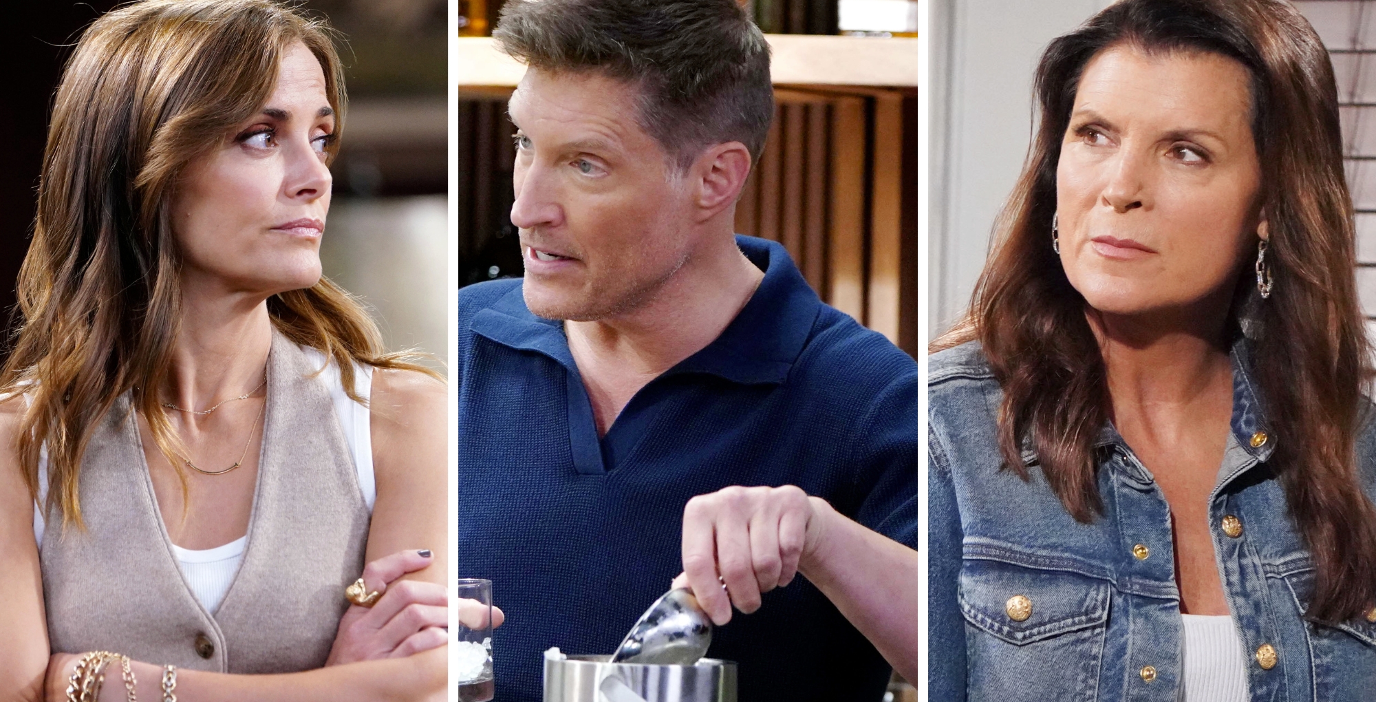 Bold and the Beautiful Spoilers October 30 Taylor, Deacon, and Sheila.