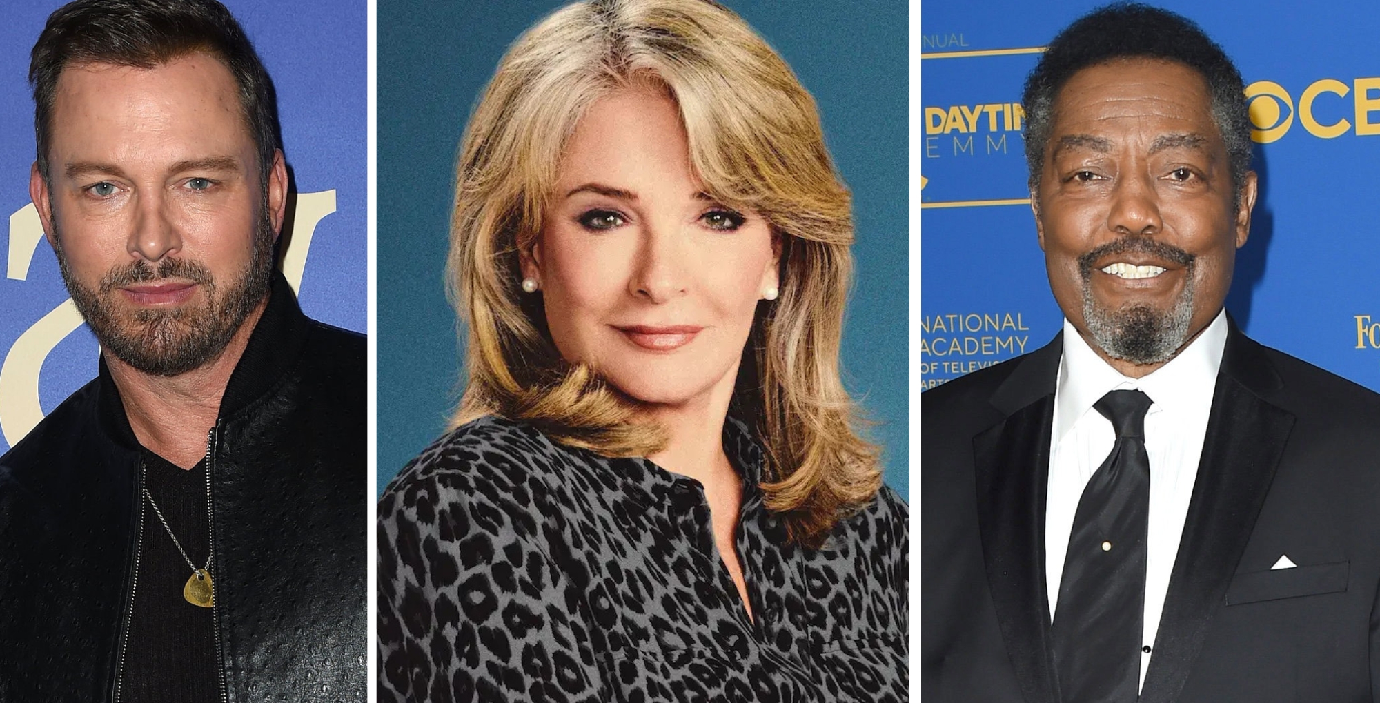 Days of Our Lives' Eric Martsolf, Deidre Hall, and James Reynolds.