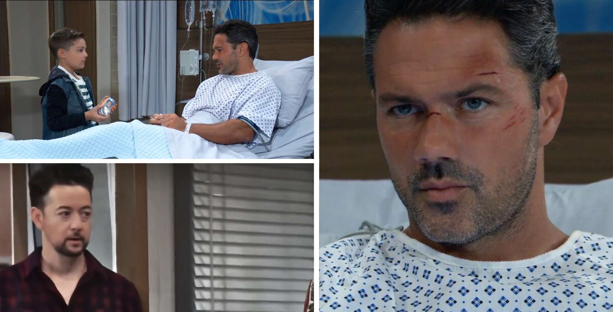 Nathan, James, and Spinelli on the October 3, 2025 General Hospital