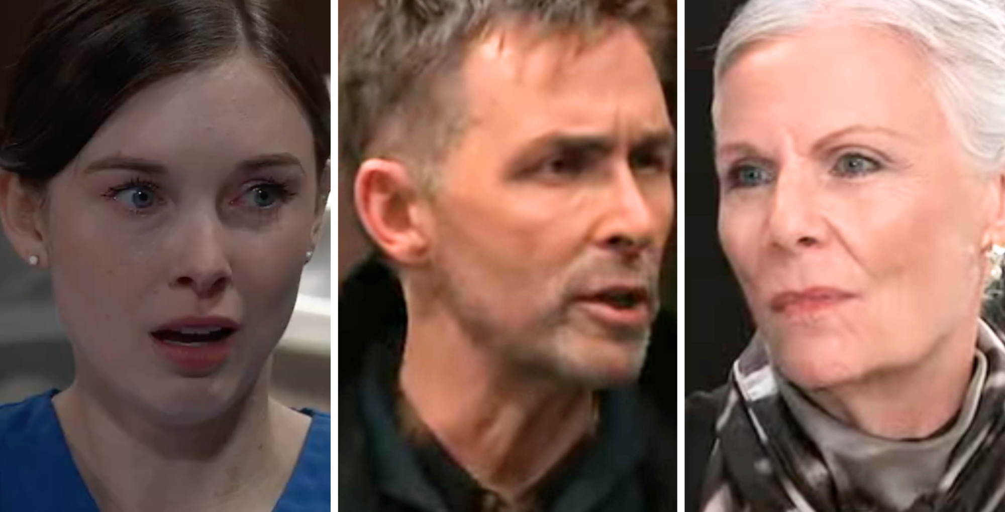 Willow, Valentin, Tracy on General Hospital