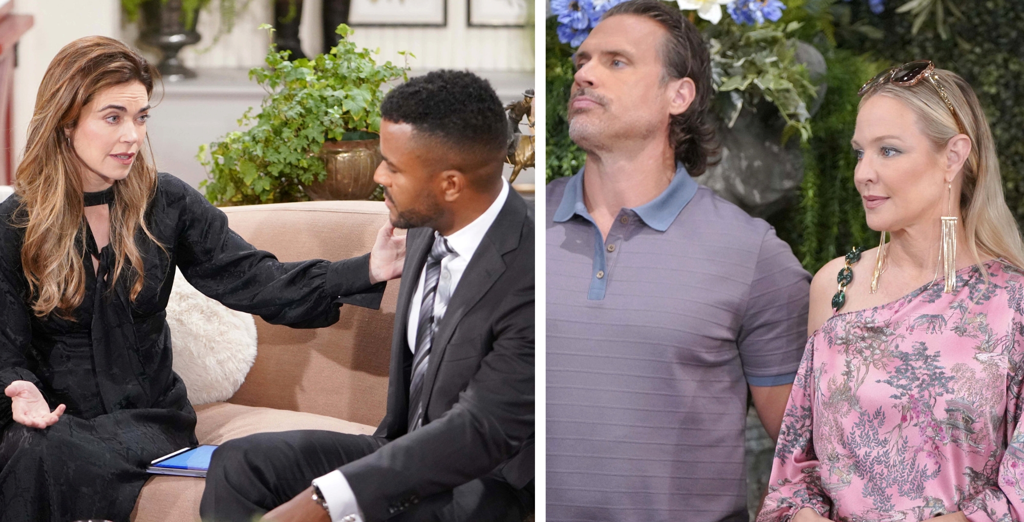 Young and the Restless Spoilers October 15 Victoria, Nate, Sharon, and Nick.