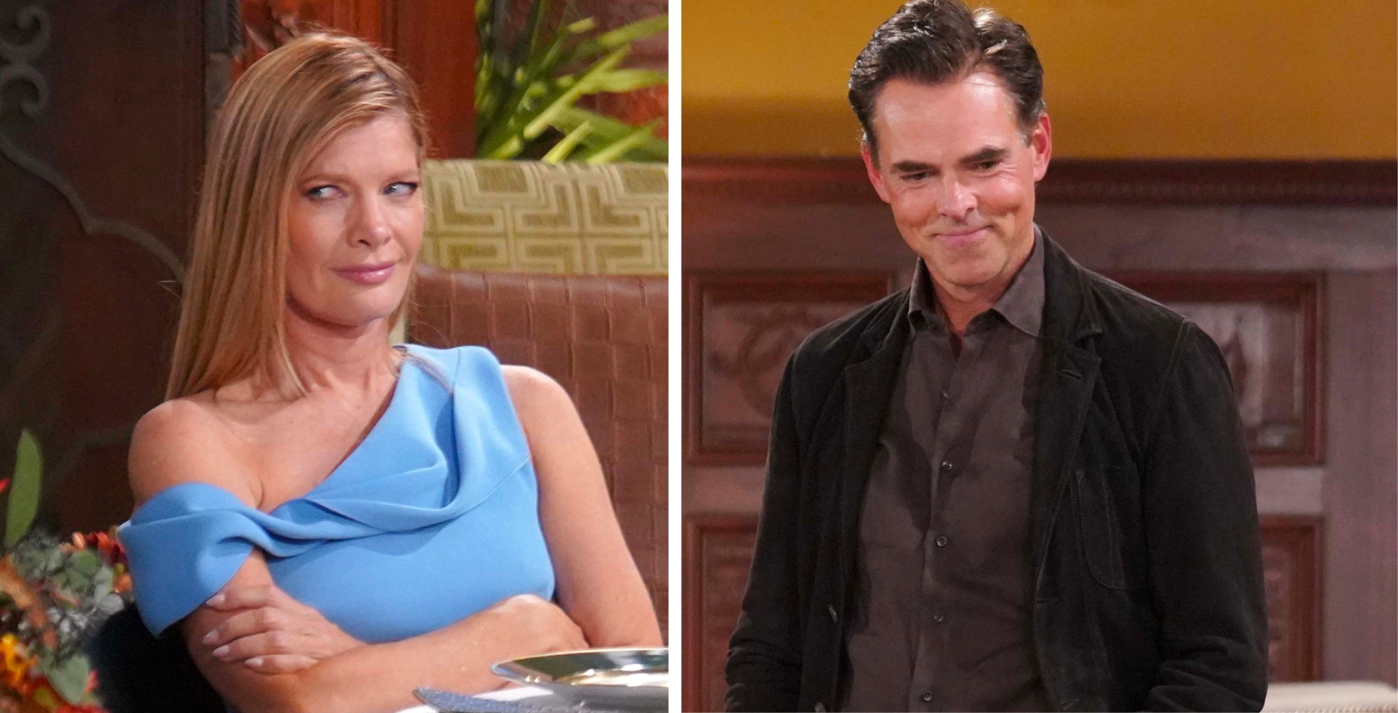 Phyllis and Billy are featured in the spoiler photos for the Thursday, October 30 episode of The Young and the Restless.