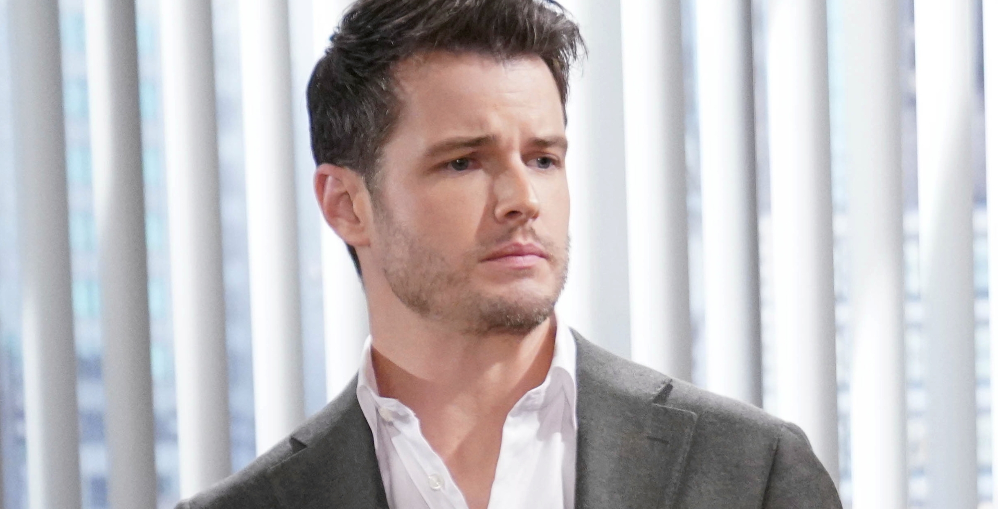The Young and the Restless character Kyle in the Jabot office.