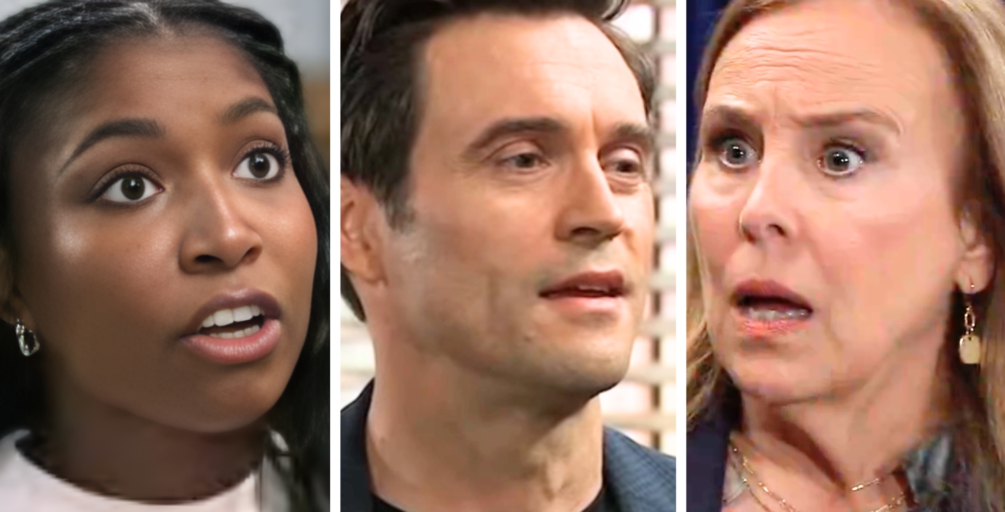 Trina, Dalton, and Laura on General Hospital