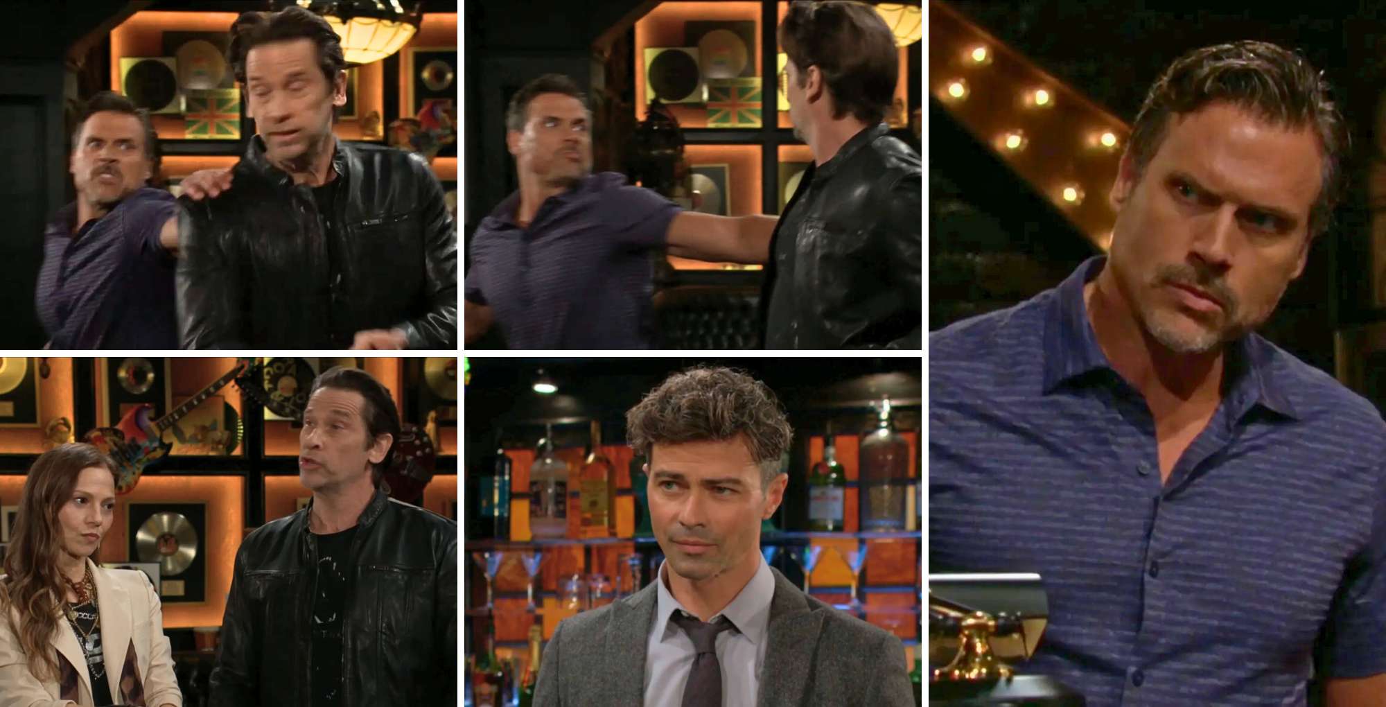 The Rinse Young and the Restless November 5 Nick punching Matt Clark.