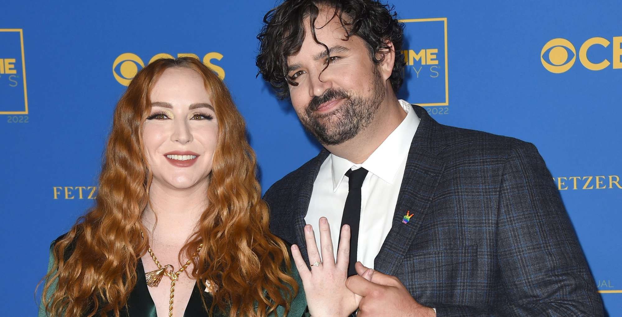 The Young and the Restless star Camryn Grimes and Brock Powell.