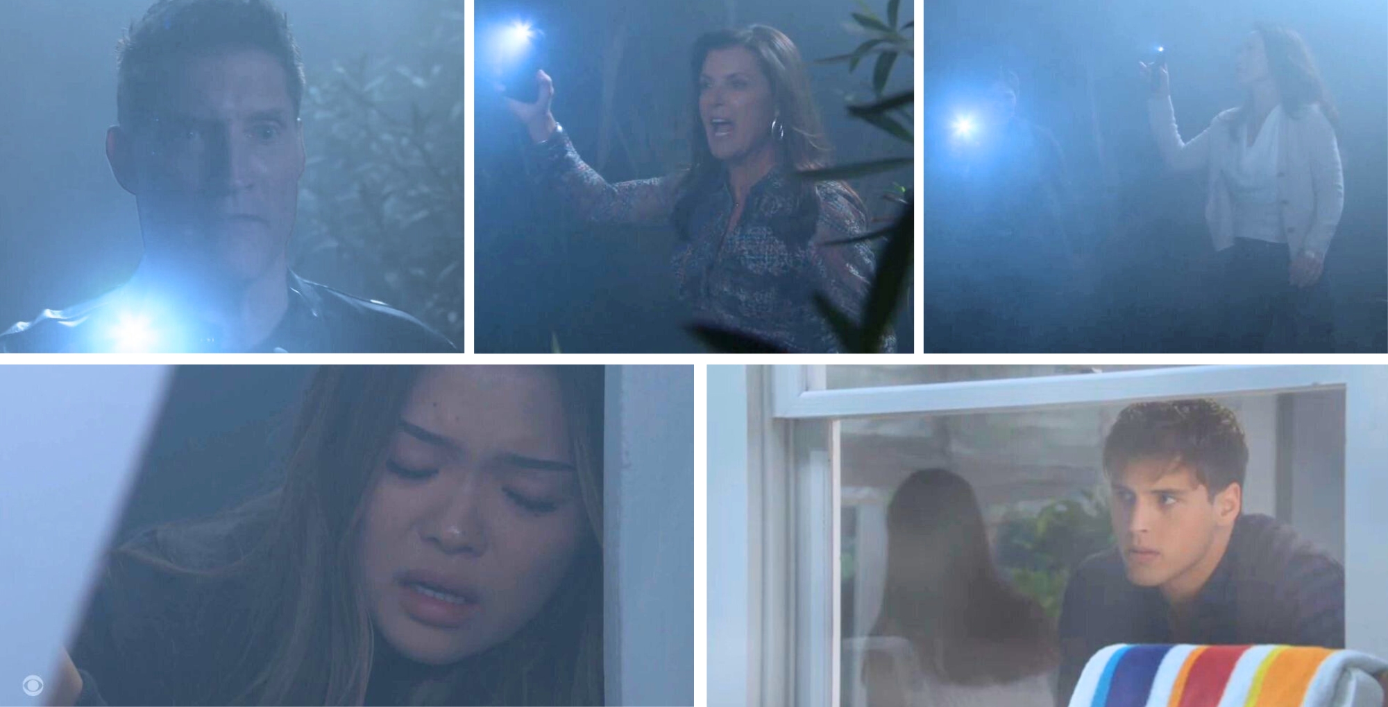 Bold and the Beautiful's Deacon, Sheila, Ivy, Luna, and Will
