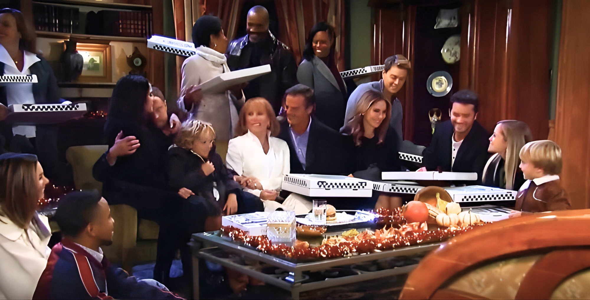 The Quartermaine Thanksgiving Pizza tradition has been going on for decades on General Hospital.