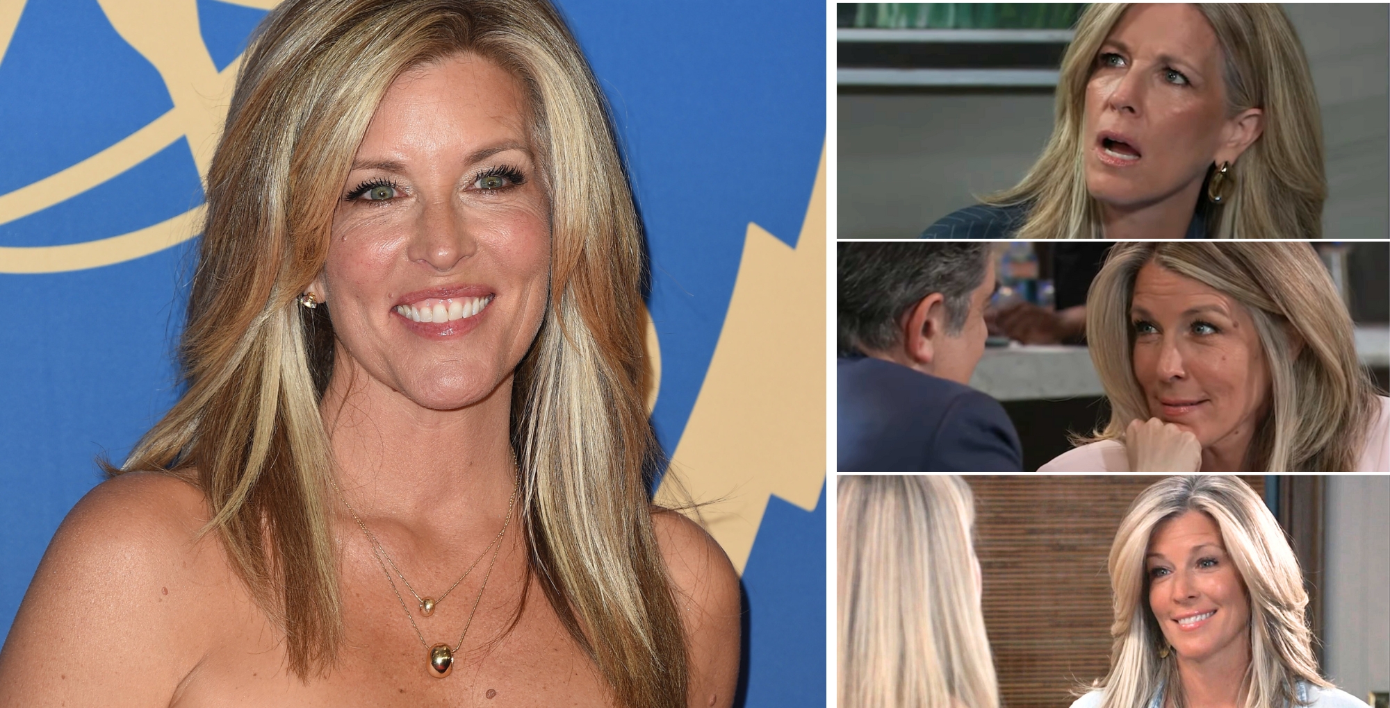 Laura Wright and Carly on General Hospital.