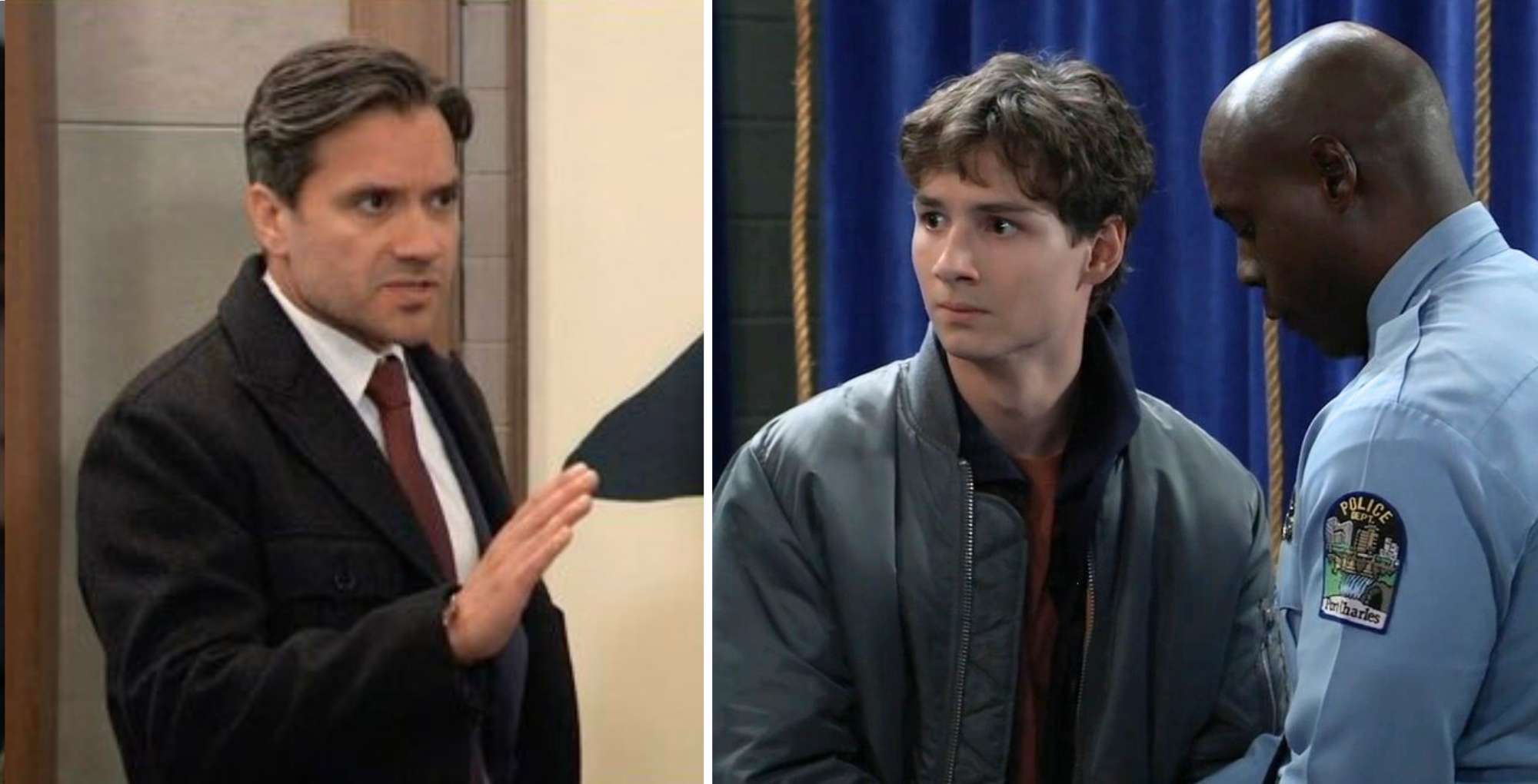 Dante and Rocco on November 13, 2025 General Hospital