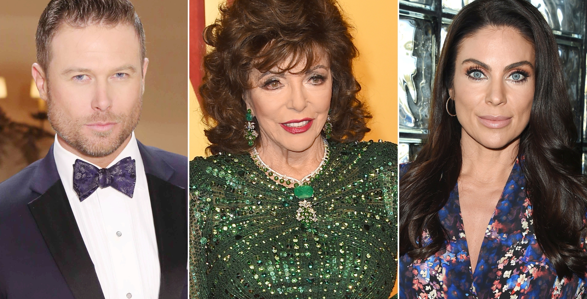 Jacob Young, Joan Collins, and Nadia Bjorlin