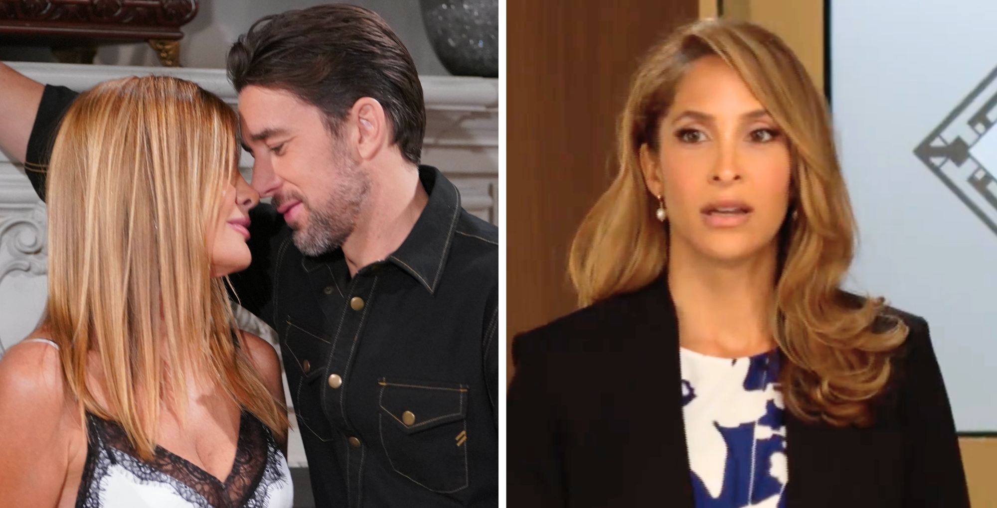 The Young and the Restless characters Phyllis, Cane, and Lily.