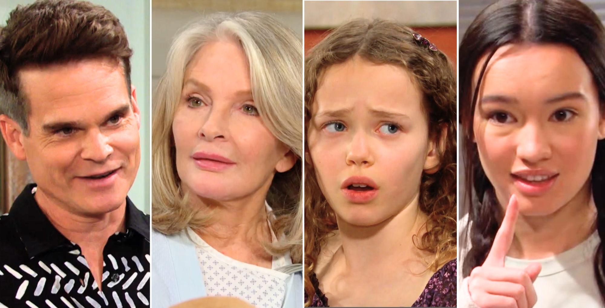 Days of our Lives Spoilers December 3 Leo, Marlena, Rachel, and Sophia.
