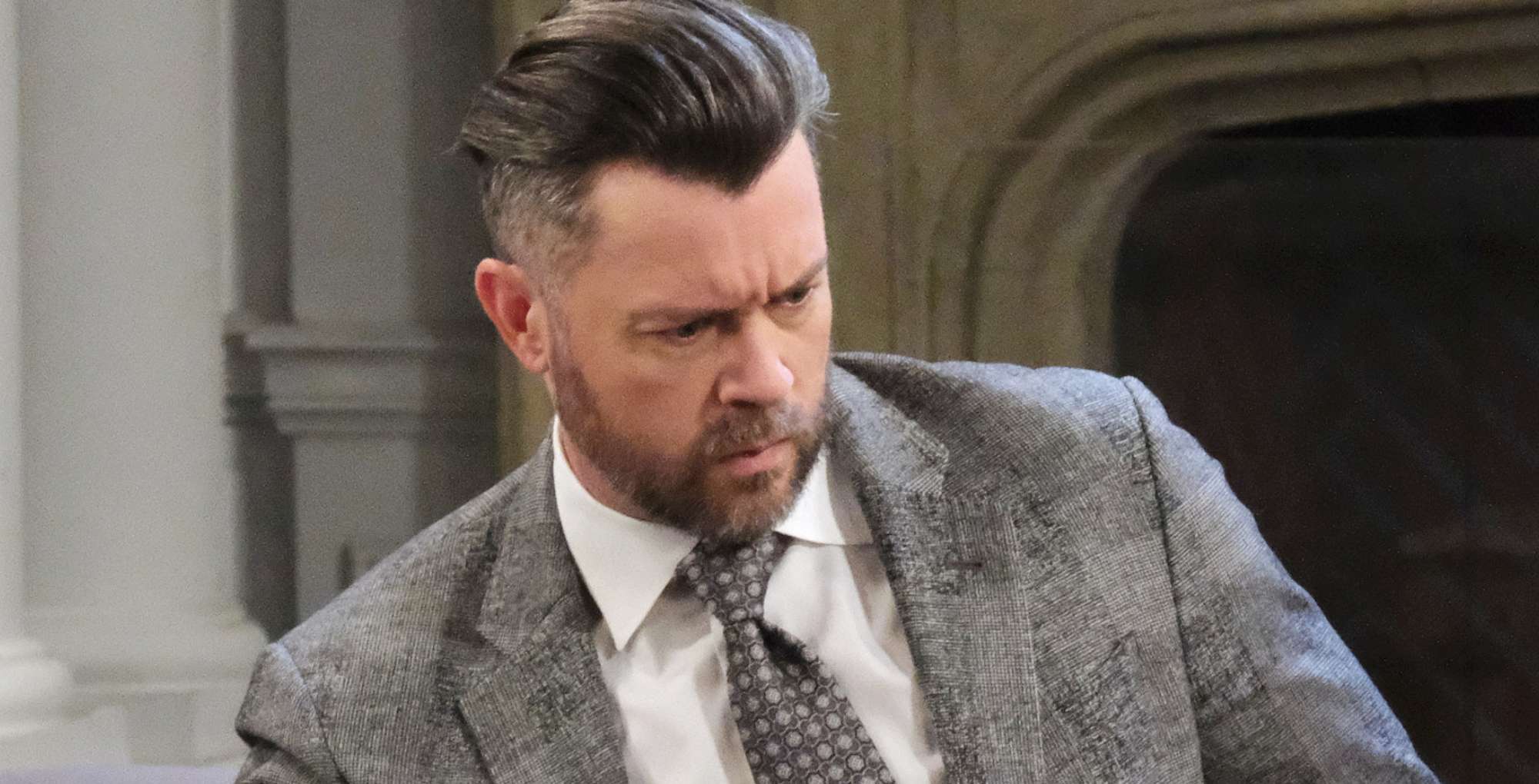 Days of our Lives EJ looking woozy.